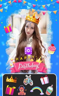 Birthday Video Editor & Maker android App screenshot 4